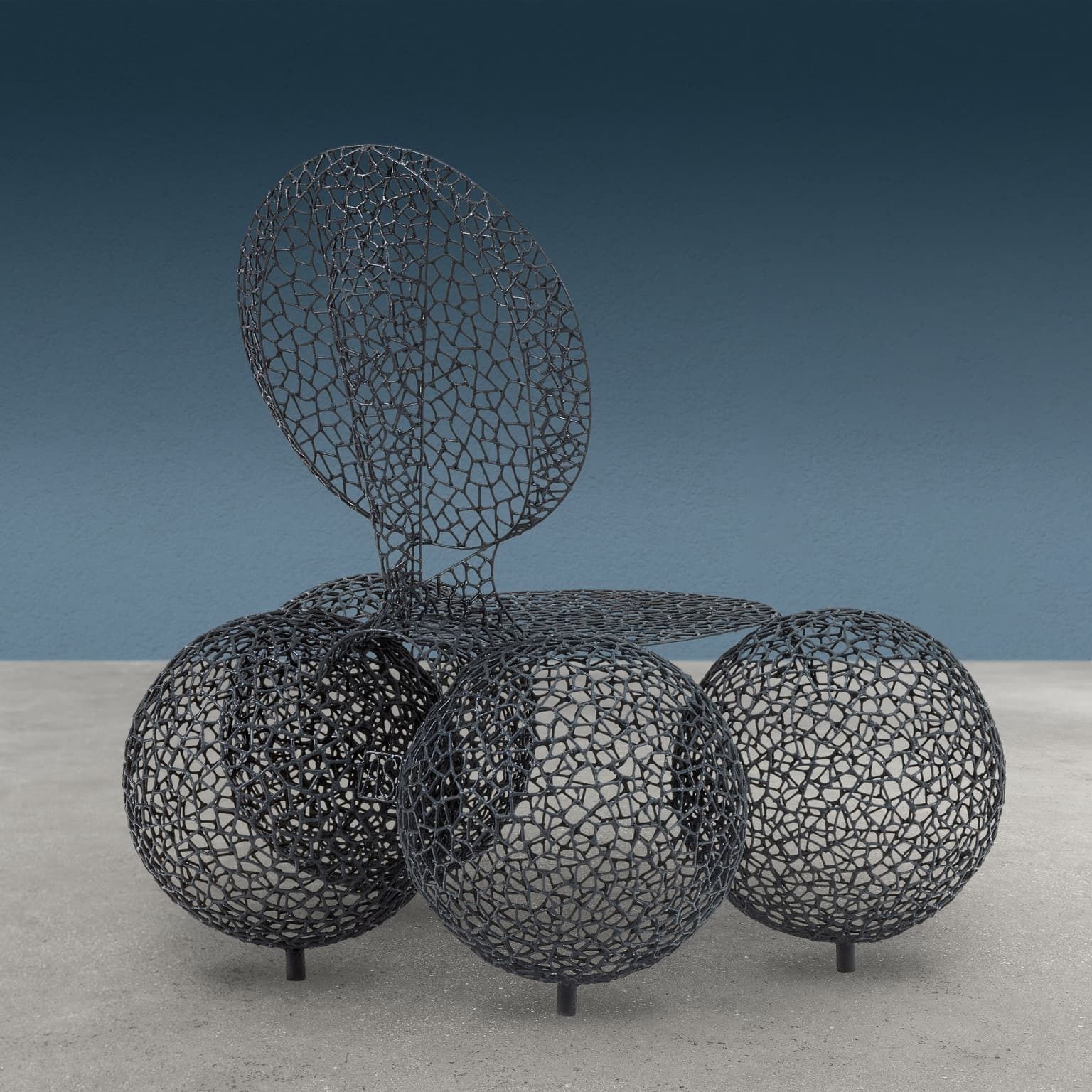 Quattro Palle Armchair Meletto Series Design Anacleto Spazzapan photo vinterior