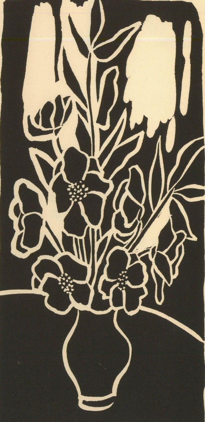 Albert Masri (1927 2020) Mid 20th Century Woodcut, A Poem By Jogi Reboul photo furniture