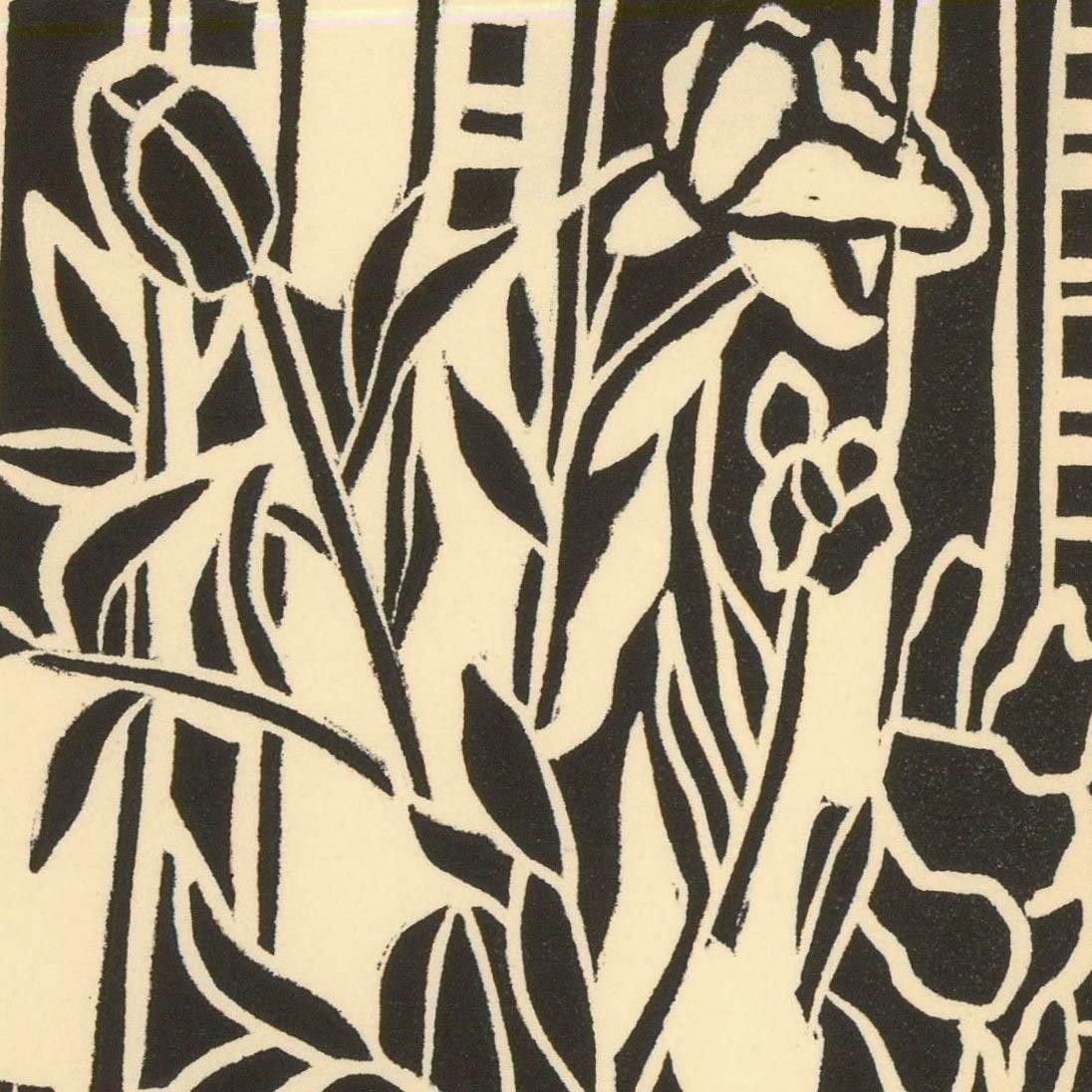 Albert Masri (1927 2020) Mid 20th Century Woodcut, A Poem By Emmanuel Robles photo Art