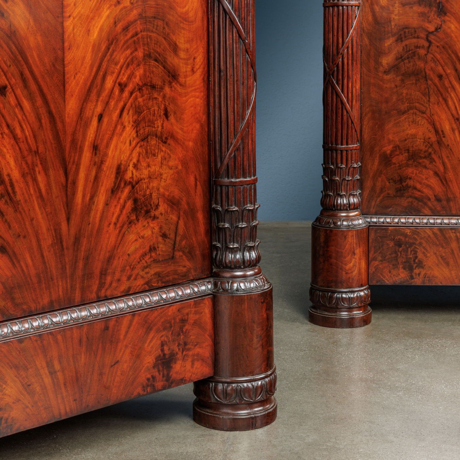 Antique Cupboards Restoration Chestnut Mahogany Marble XIX Century photo buy