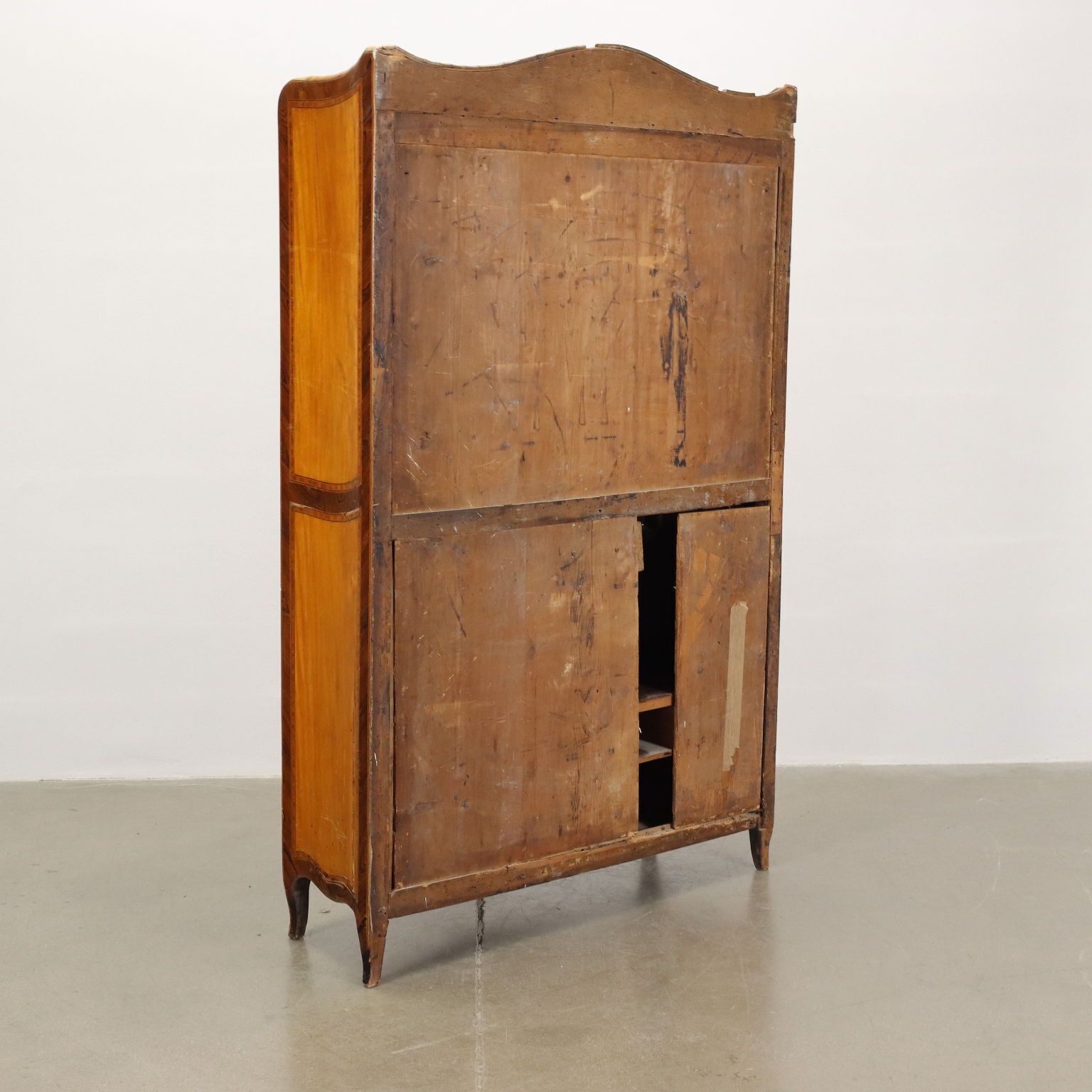 Furniture Ancient Secrétaire Mahogany And Fir Italy XVIII Century photo