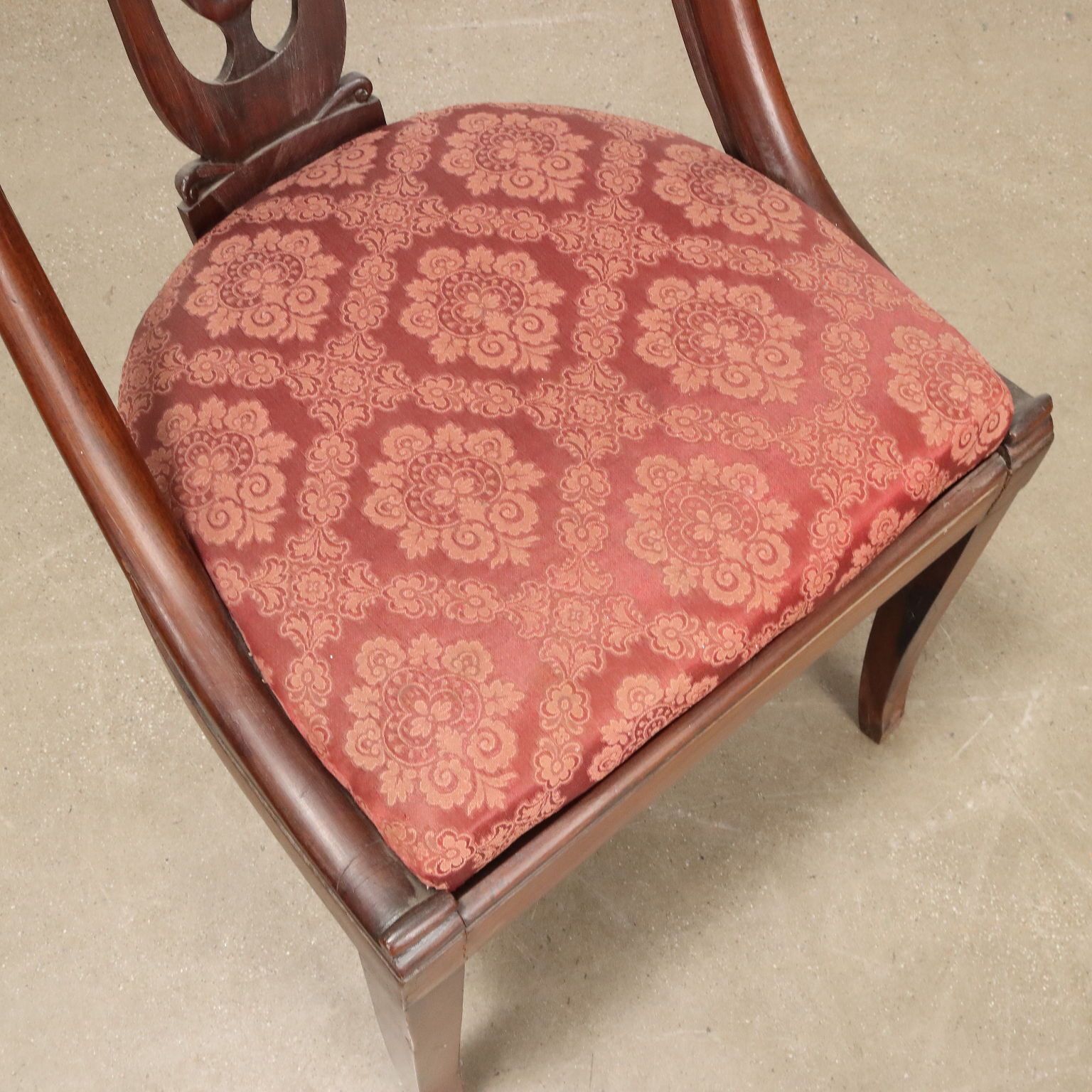 Pair Of Antique Restoration Chairs Mahogany XIX Century photo buy