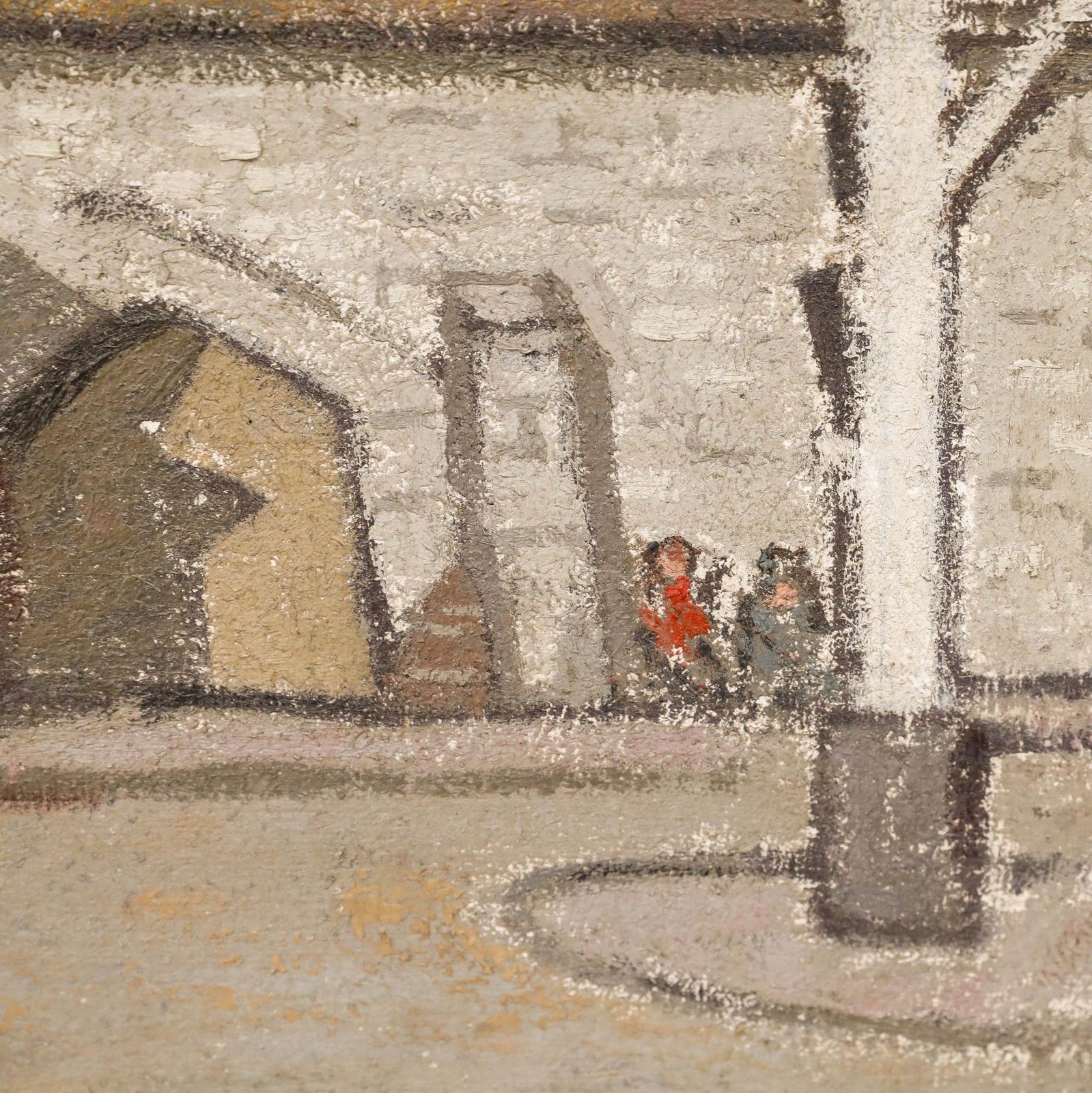 Geoffrey Robert Russell (1902 1986) Mid 20th Century Oil, Quayside Poole photo Art