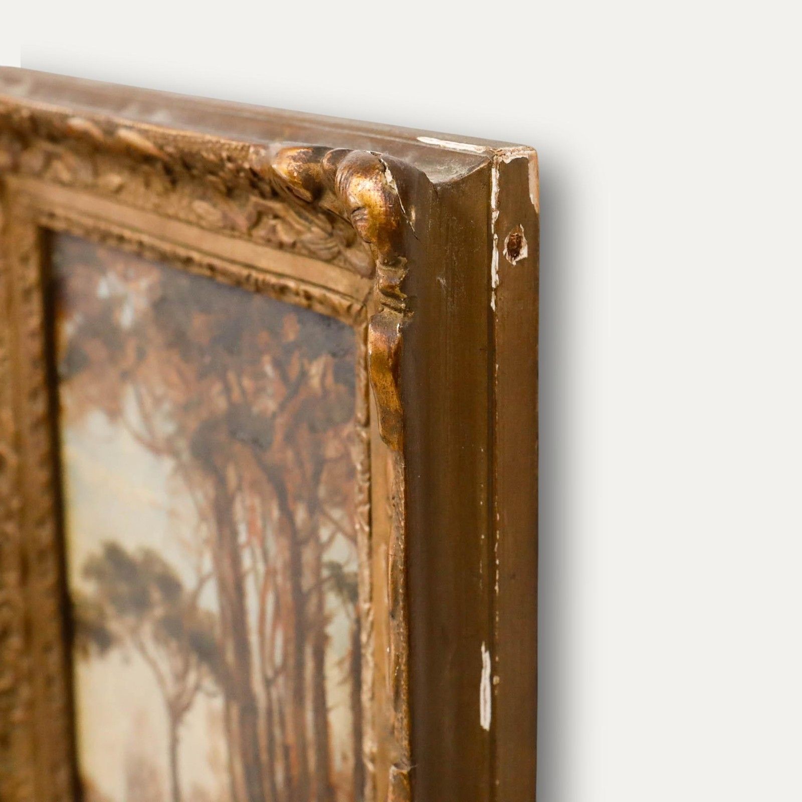 Frederik Engel (1872 1958) Framed 1921 Oil, Amongst The Trees photo 450.0