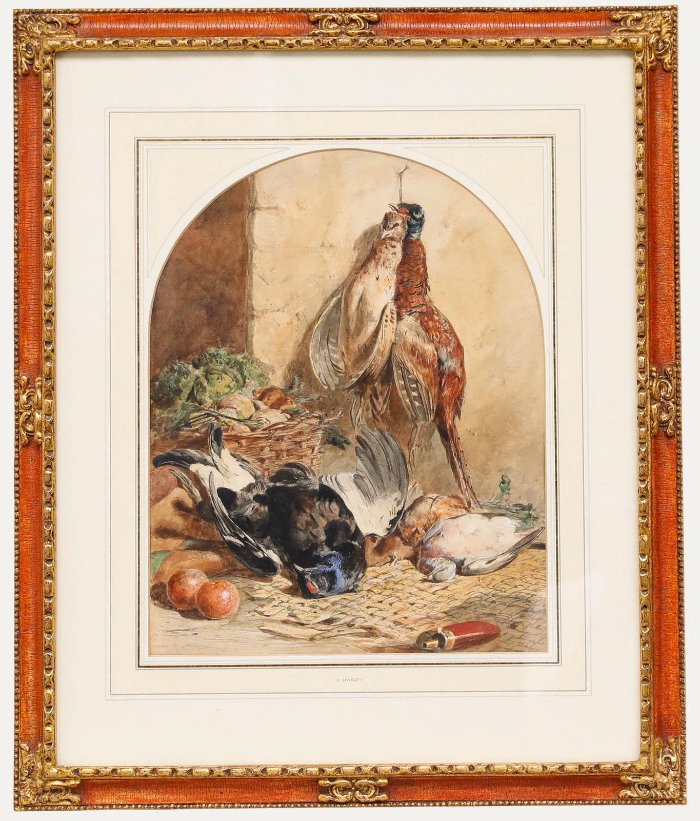 James Hardy II (1832–1889) 19th Century Watercolour, Still Life Of Dead Game