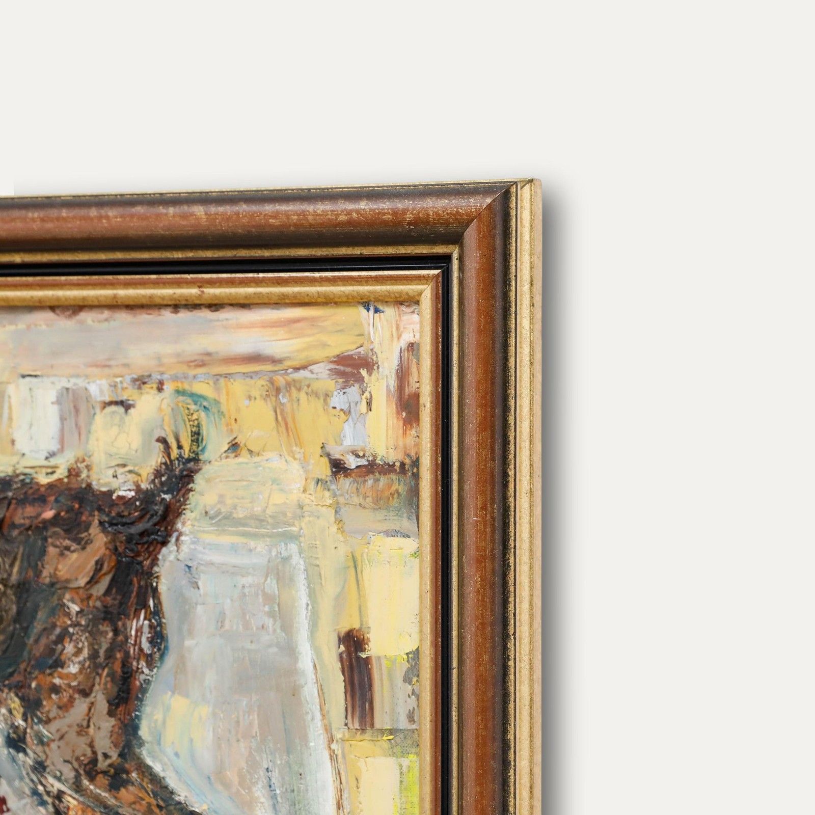 Joseph Pignon (1920 1990)  Mid 20th Century Oil, Still Life With A Hare photo 395.0