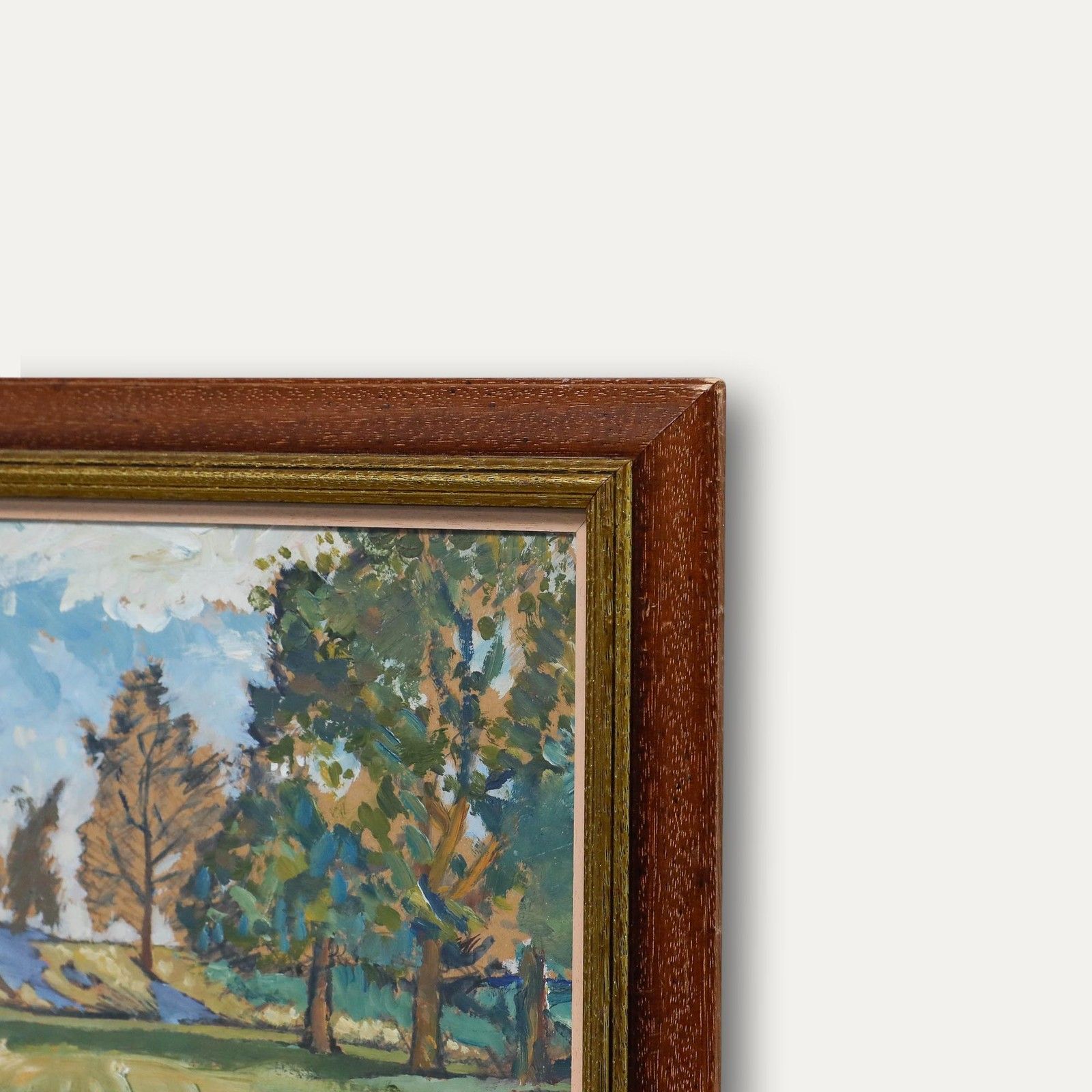 Scottish School 20th Century Oil The Park In Summer photo 295.0