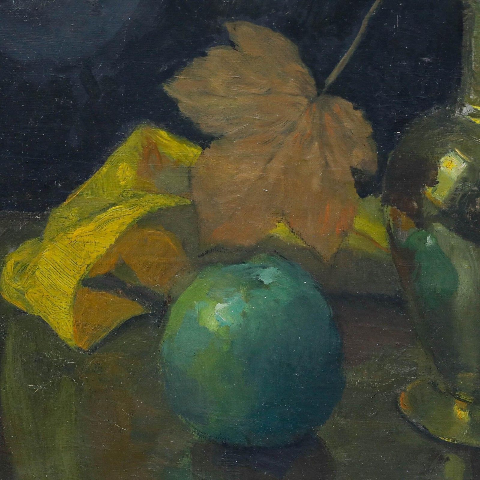 David Russell Anderson Rsw (1884 1976) C.1920 Oil, Still Life Of Apples photo Art