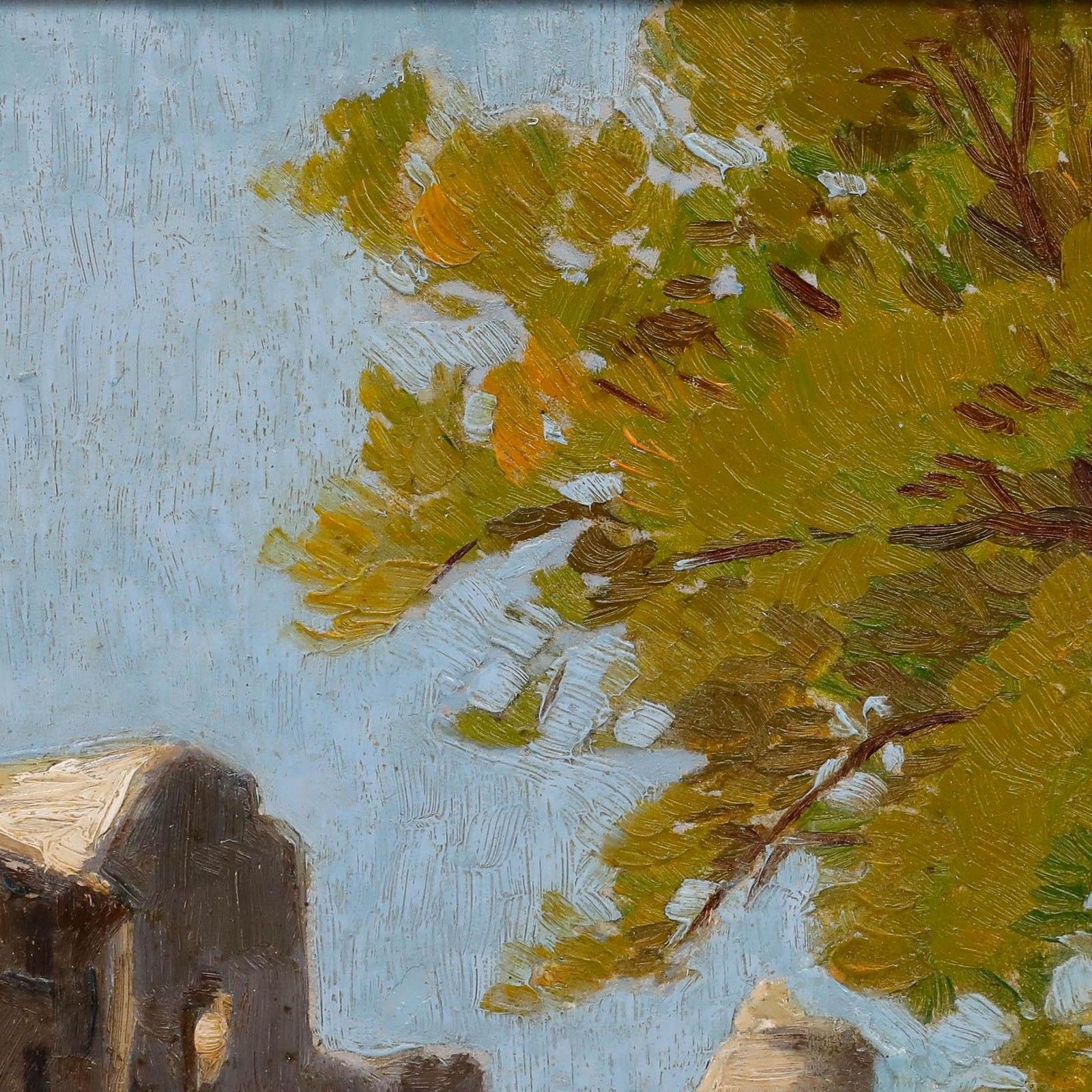 William Miller Frazer Rsa (1864 1961) 1930 Oil, Sunlight On Ruins photo 550.0