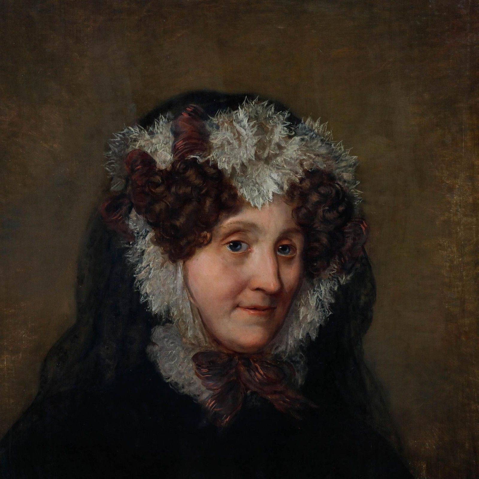 Ferdinando Cavalleri (1794 1865) Fine 1828 Oil, A Lady Of Rome photo 3500.0