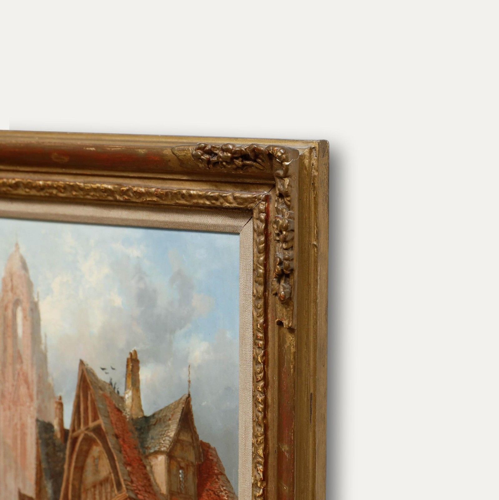 Henry Schafer (1854 1915) 1885 Oil, Frankfurt photo vinterior
