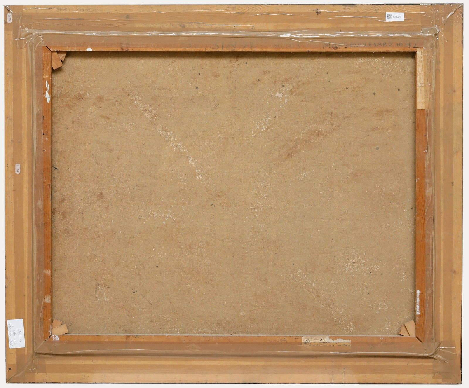 Beer Suringh (1906 1982) Framed Mid 20th Century Oil, Maasboulevard, Rotterdam photo for sale