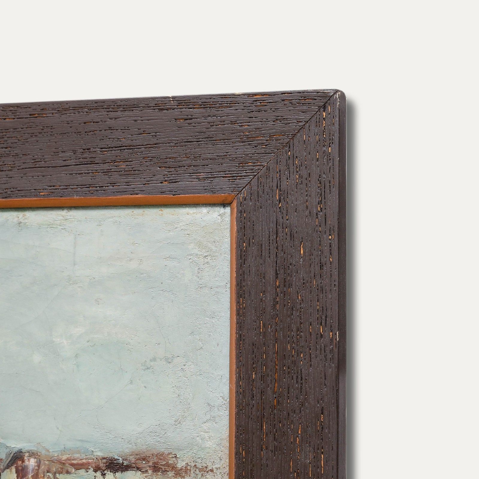Beer Suringh (1906 1982) Framed Mid 20th Century Oil, Maasboulevard, Rotterdam photo vinterior