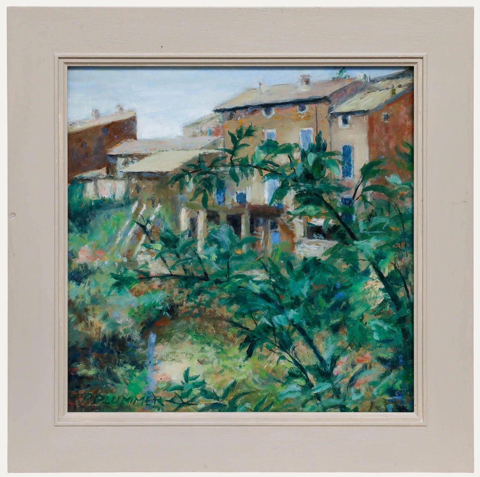 Pauline Plummer (B.1933) Framed 20th Century Oil, View From The Bushes