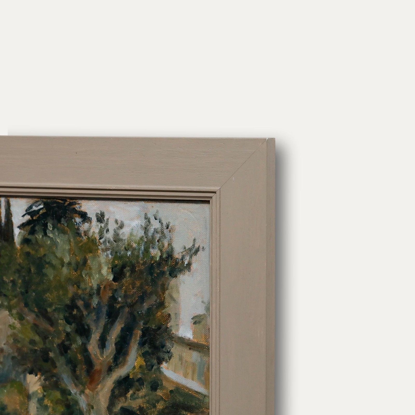 Pauline Plummer (B.1933) Framed Contemporary Oil, View Over The Carpark photo 275.0