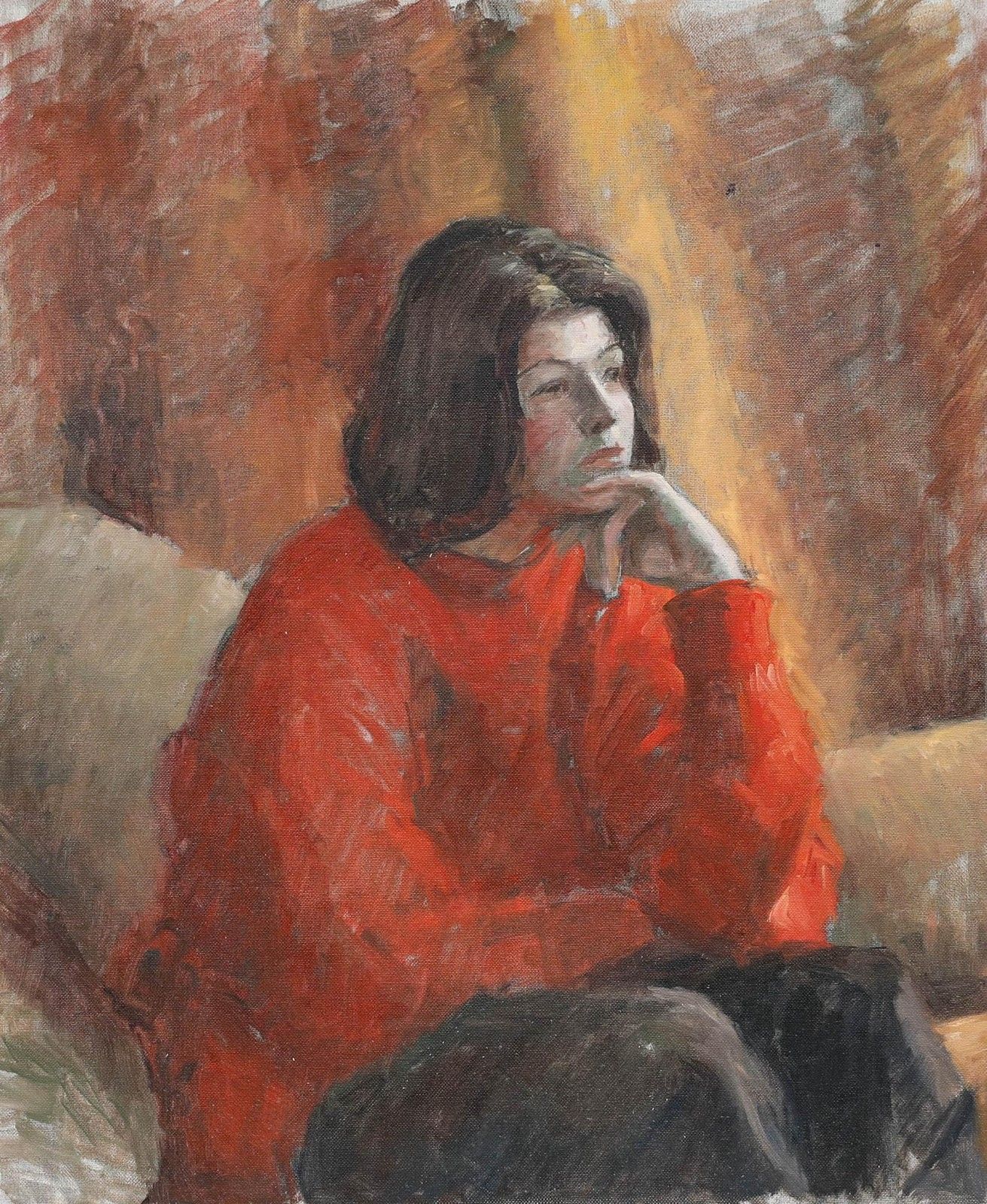Pauline Plummer (B.1933) 20th Century Oil, Bryony At West Dean photo furniture