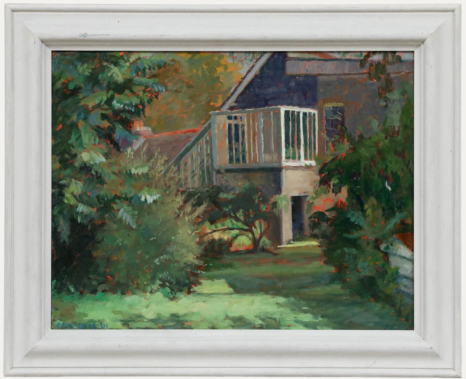 Pauline Plummer (B.1933) 2001 Oil, A Garden View