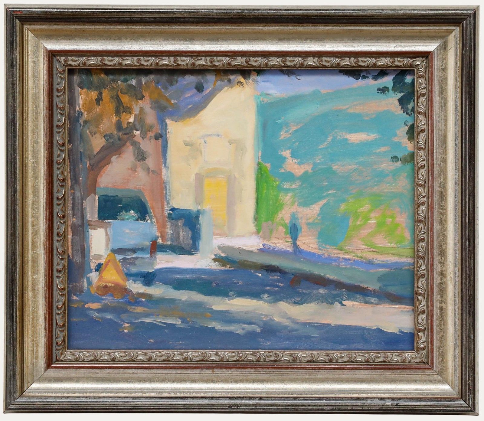 Pauline Plummer (B.1933) Framed 20th Century Oil, The Holiday Villa
