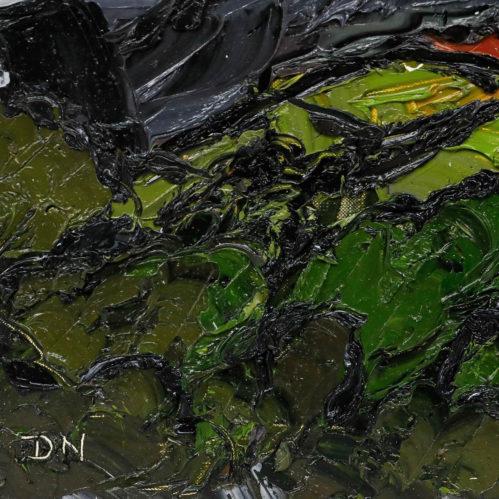 Daniel Nichols After Kyffin Williams  Contemporary Oil, Crag In The Clouds photo Art