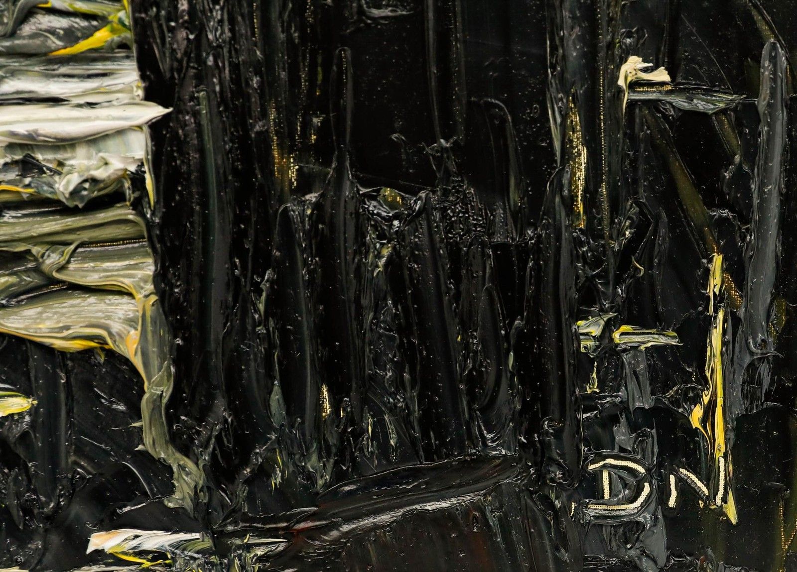 Daniel Nichols Contemporary Oil, Abstract Canary Wharf photo vinterior