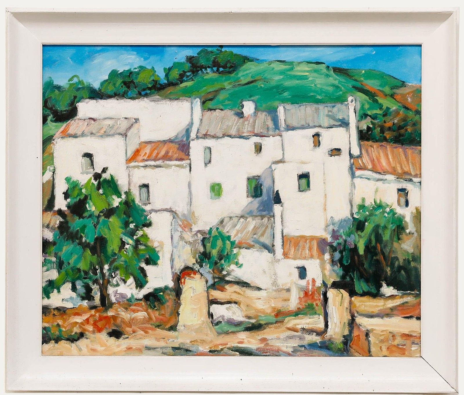 Erwin Steinhauser (1939 2023) 20th Century Oil, House Facades