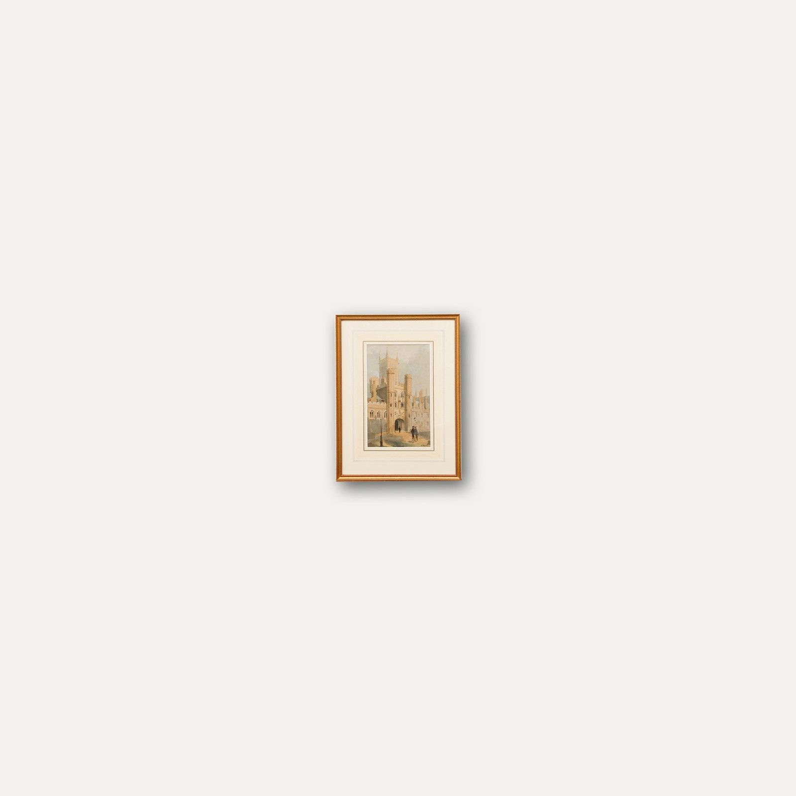 Alfred Slocombe (1836 1899) Framed Watercolour, The Gatehouse St John's College photo buy