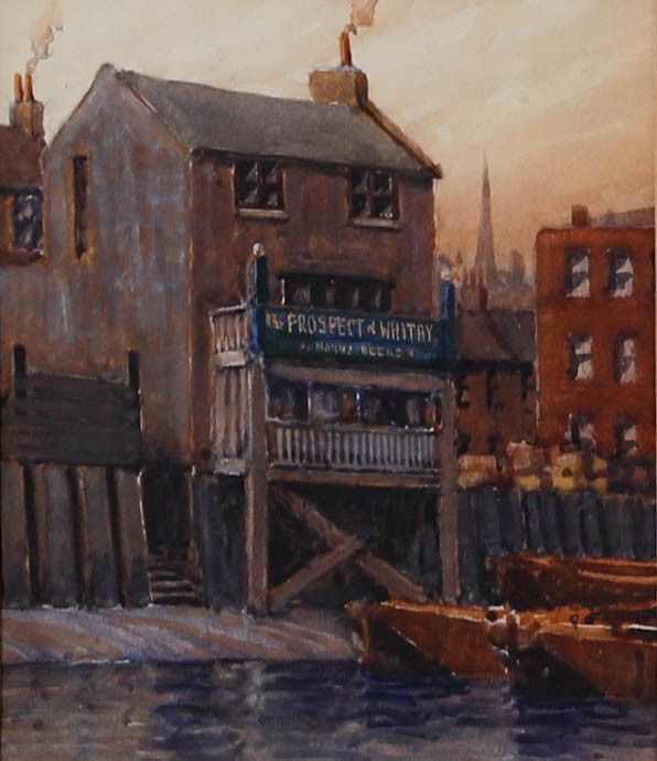 William Barclay Clibborn  Early 20th Century Watercolour, The Prospect Of Whitby photo furniture