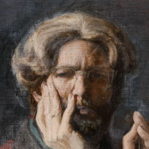 George Weissbort (1928 2013) 20th Century Oil, The Artist photo 325.0