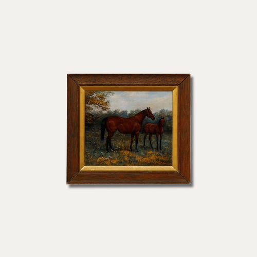 Godfrey Douglas Giles (1857 1941) Framed Oil, St Windeline & Wool Winder photo buy