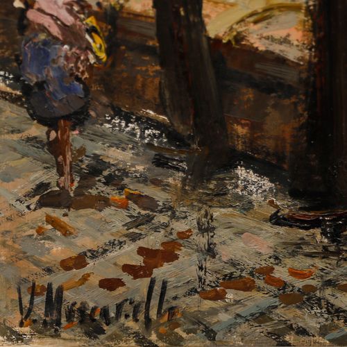 Vittorio Muscariello 20th Century Oil, Paris On The Seine photo vinterior