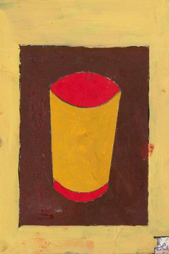 Ben Carrivick Contemporary Oil, Yellow Cup