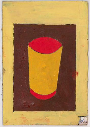 Ben Carrivick Contemporary Oil, Yellow Cup photo furniture