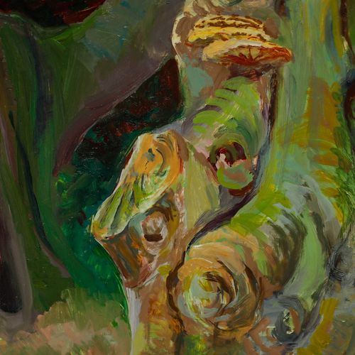 Joan Kisby 20th Century Oil, Deep In The Forest photo Art
