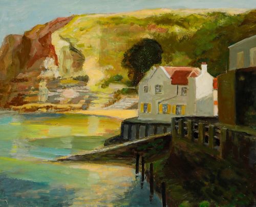Joan Kisby 20th Century Oil, The Slipway photo furniture