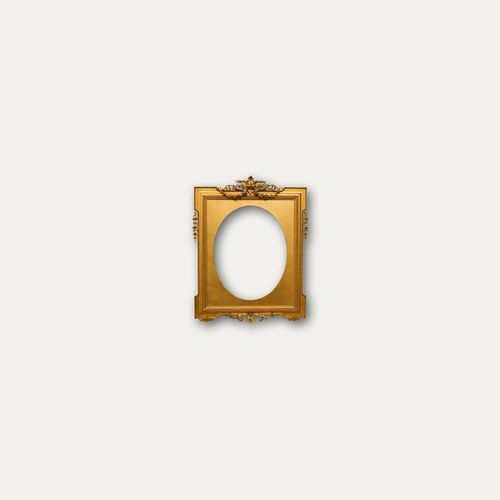 Water Gilded  Late 19th Century Picture Frame Ornate Floral Ornamentation photo buy