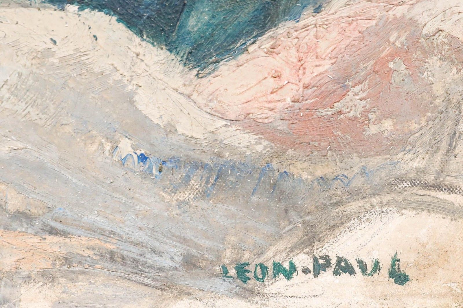Leon Eugene Paul (1889 1953) Early 20th Century Oil, Female Nude With A Cat photo vinterior