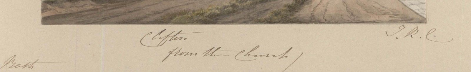 Thomas Remnant Charleton (1756 1849) Watercolour, Clifton From The Church photo Art