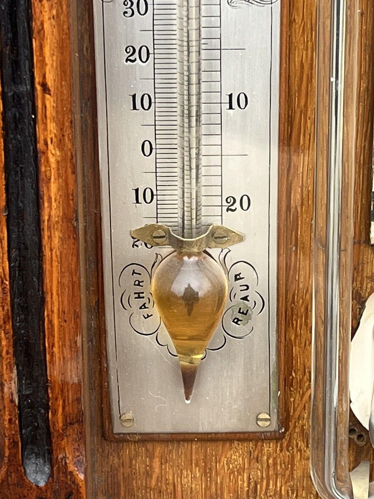 Antique Admiral Fitzroy Barometer. photo vinterior