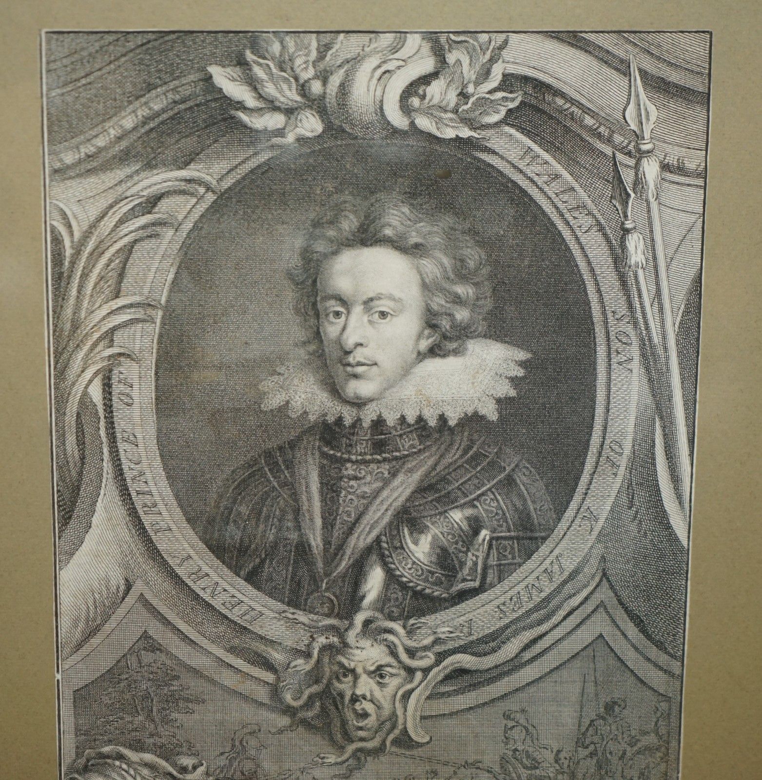 1743 Set Of 5 Heads Of Illustrious Persons Of Great Britain Jacobus Houbraken photo Art