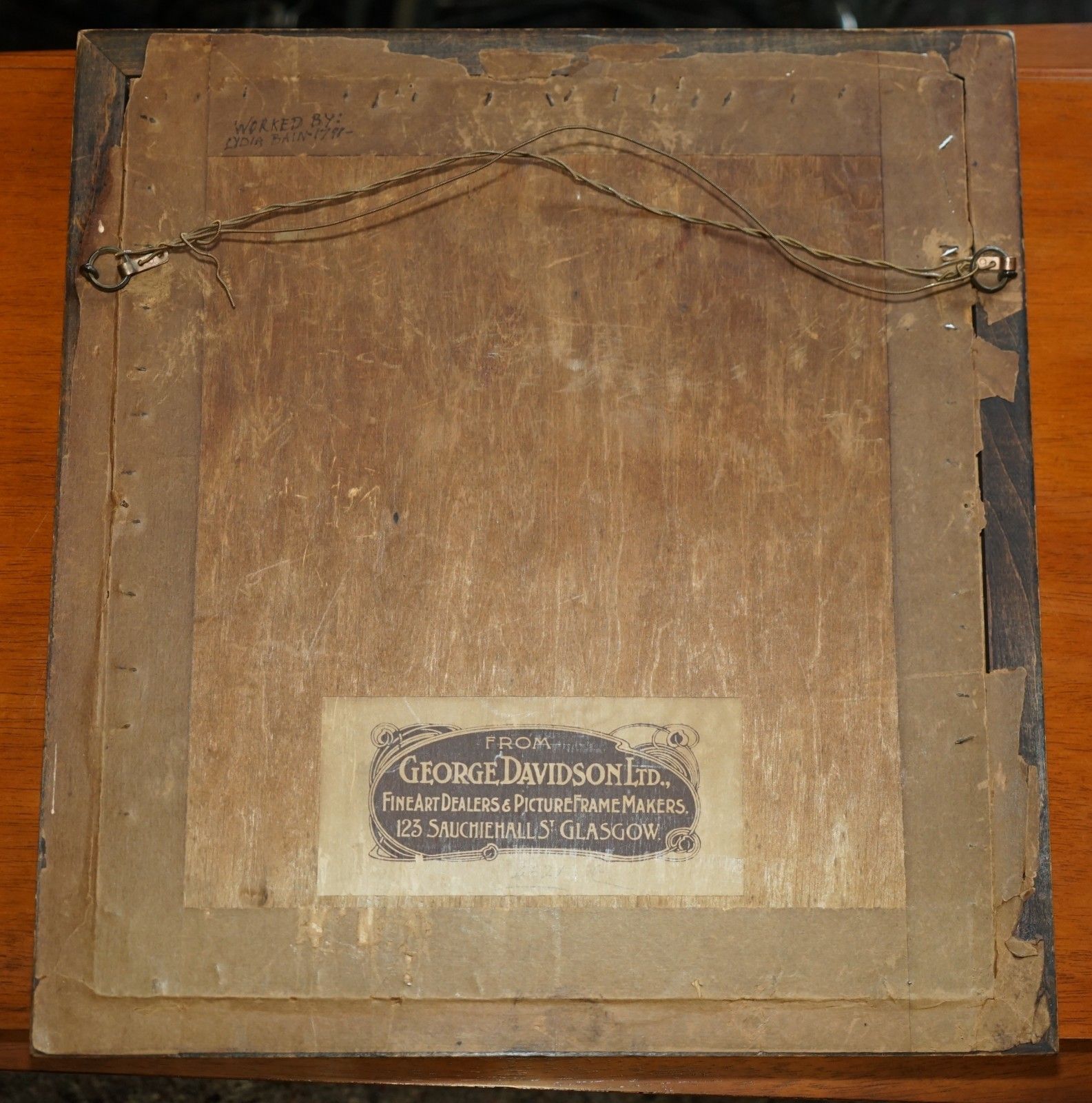 photo for sale Collectable Antique Antique 1791 George III Needlework Sampler Original Stamped