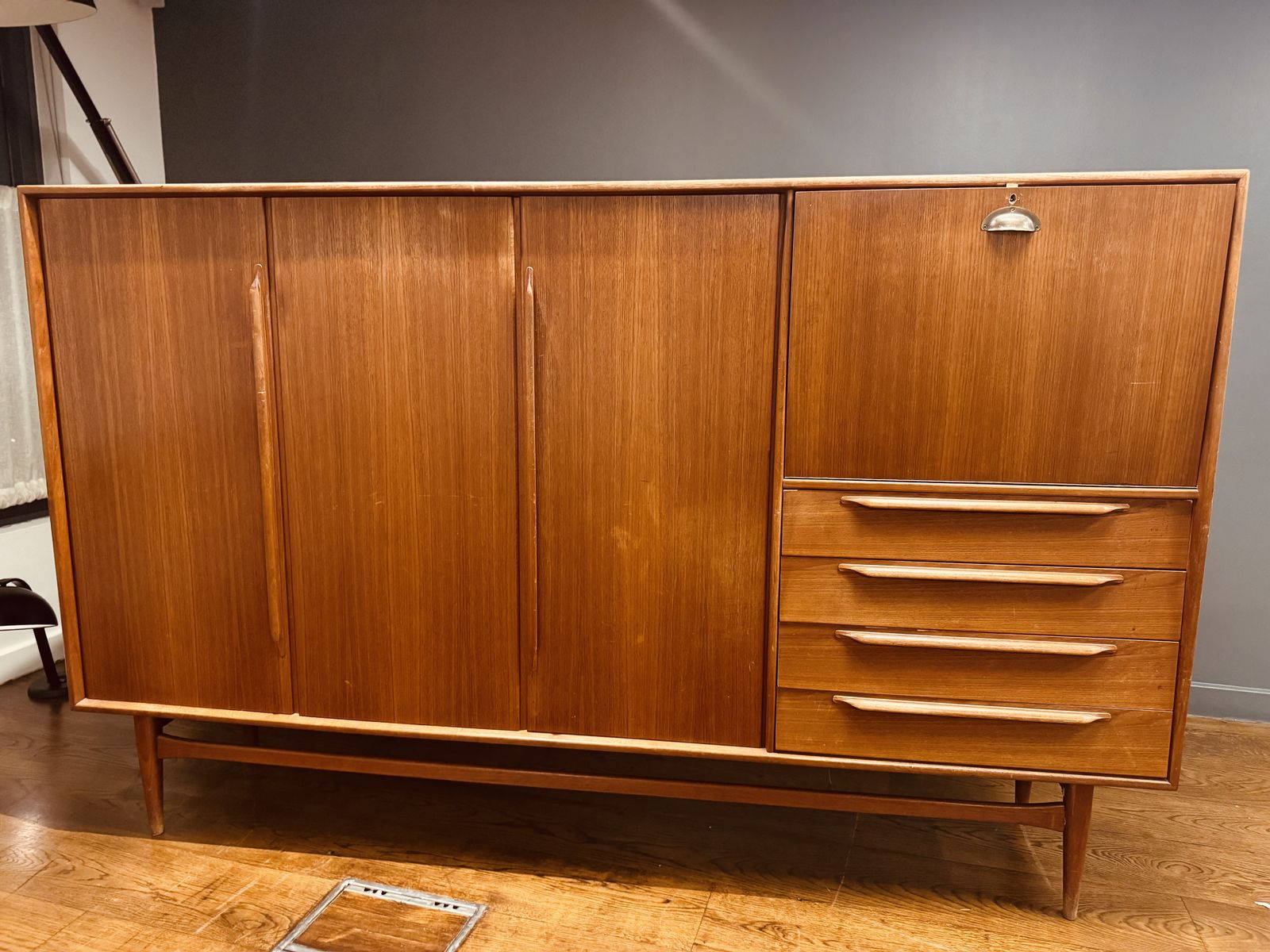 Vintage Highboard / Sideboard From Heinrich Riestenpatt, 1960s photo buy
