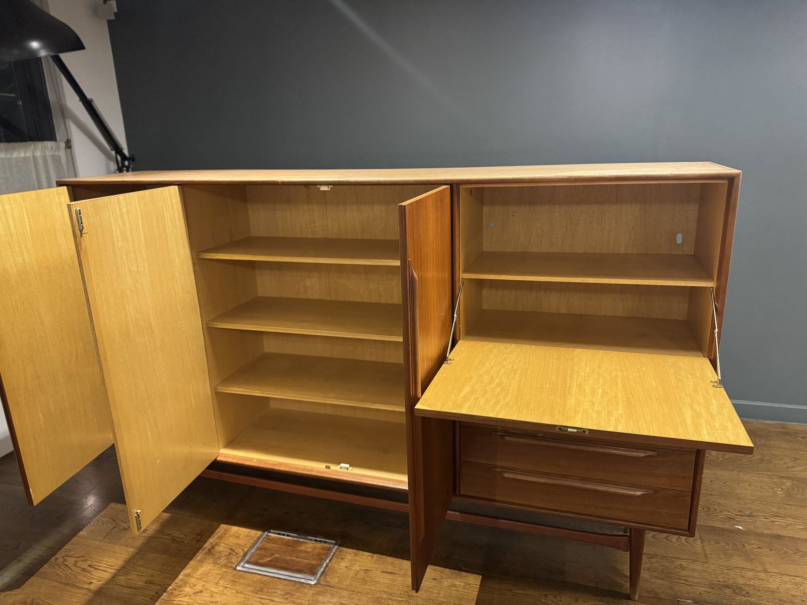Furniture Vintage Highboard / Sideboard From Heinrich Riestenpatt, 1960s photo