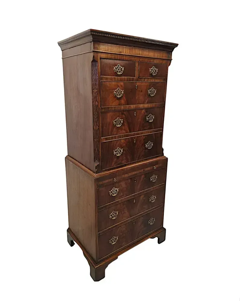 A Fabulous Edwardian Neat Size Chest On Chest photo for sale