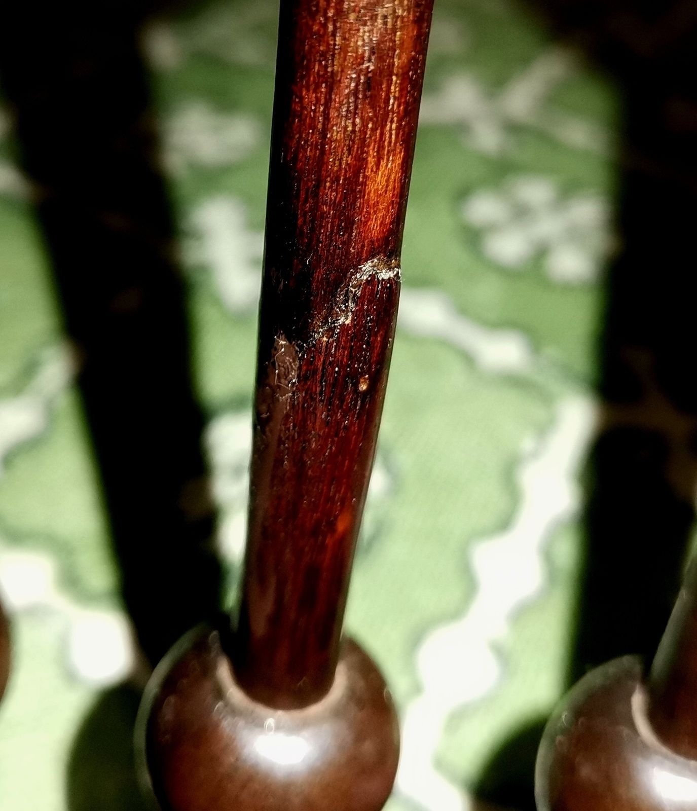 640.0 Arts & Crafts Mahogany Ball And Stick Tub Chair photo