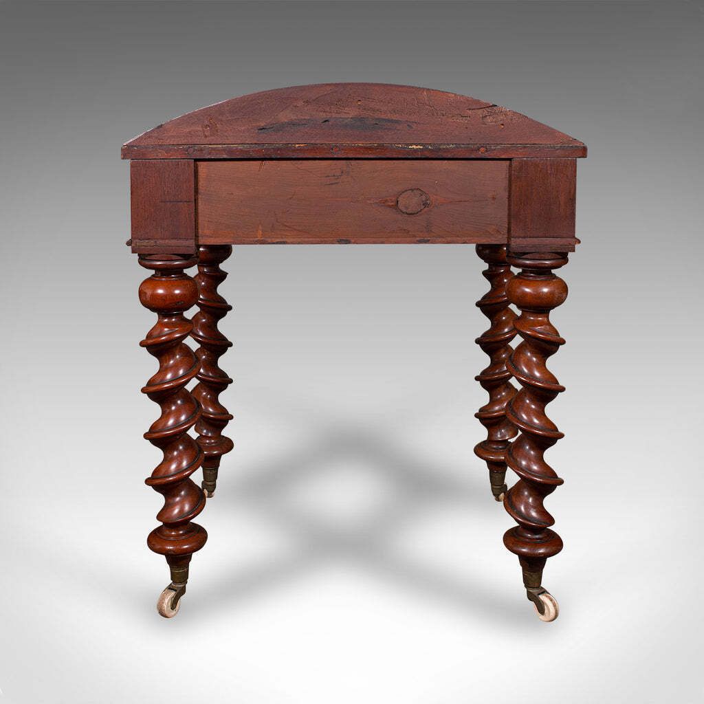 Antique Writing Desk, English Side Table, Correspondence, Study, Victorian, 1890 photo 2442.0