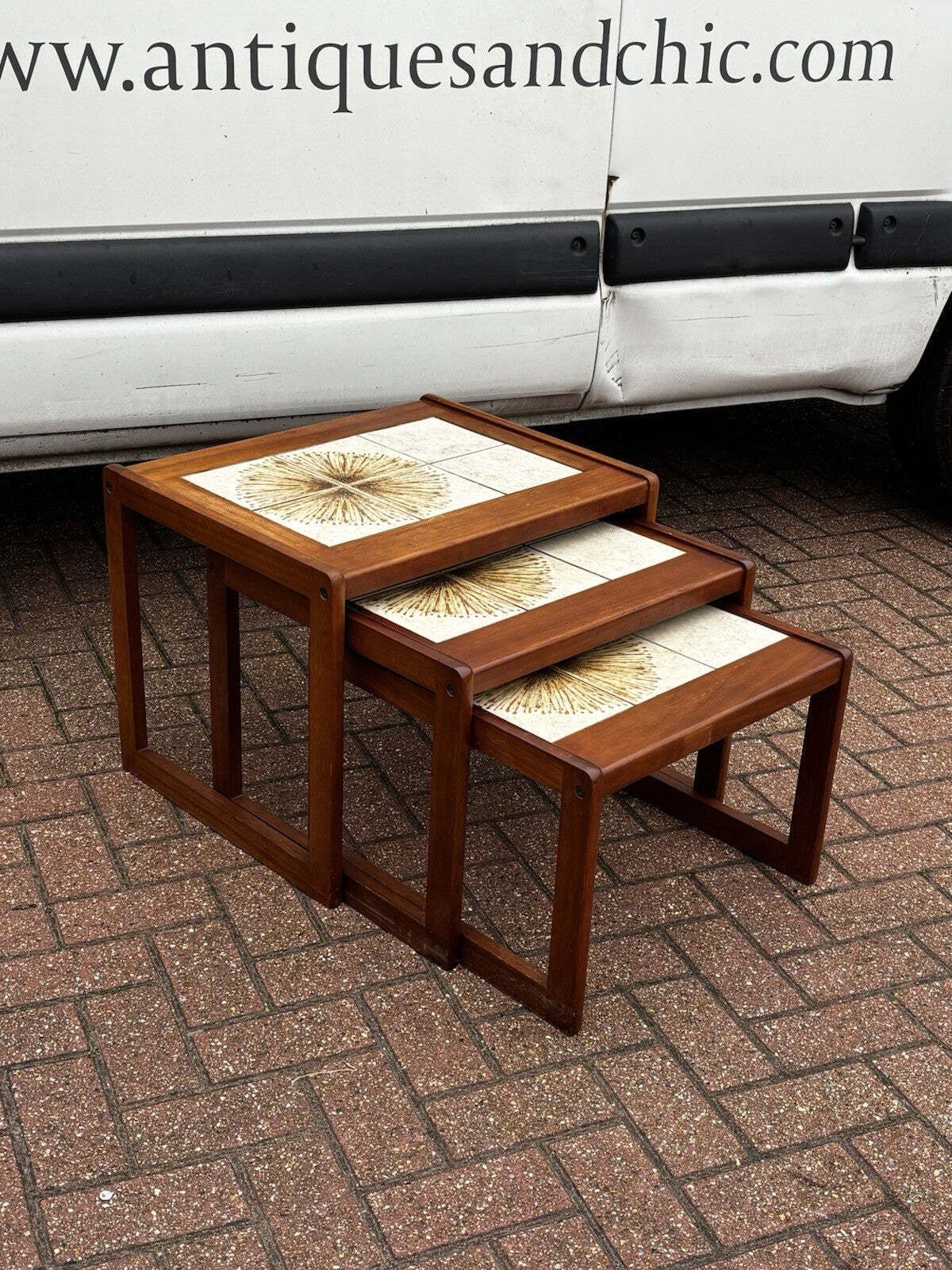 photo furniture Mid Century Nest Of Tables, Mid 20th Century