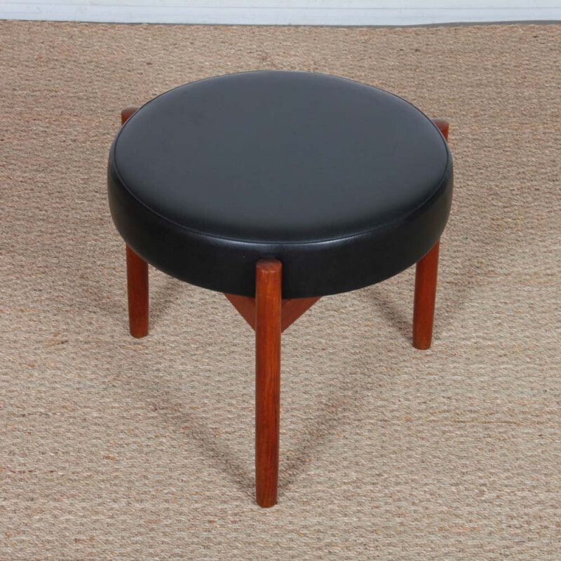 Scandinavian Stool By Hugo Frandsen For Spottrup, 1960s photo furniture