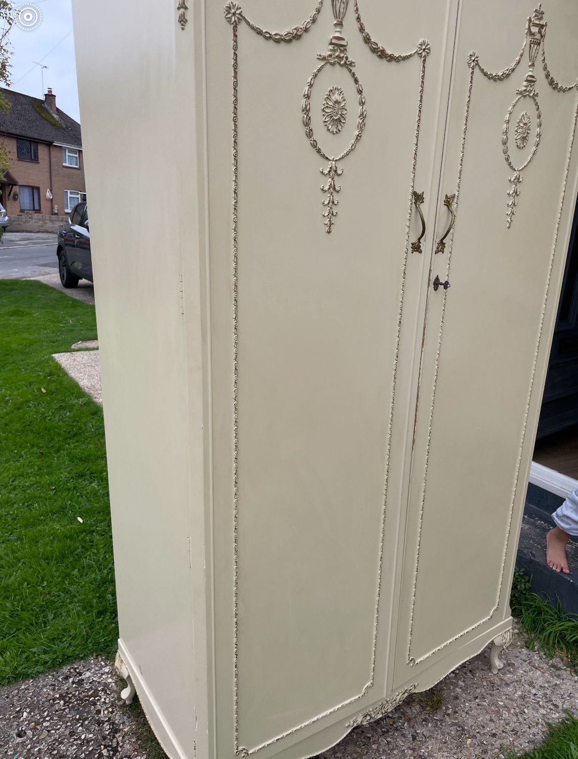 Louis XV Style Olympus Cream Fitted Double Wardrobe photo buy