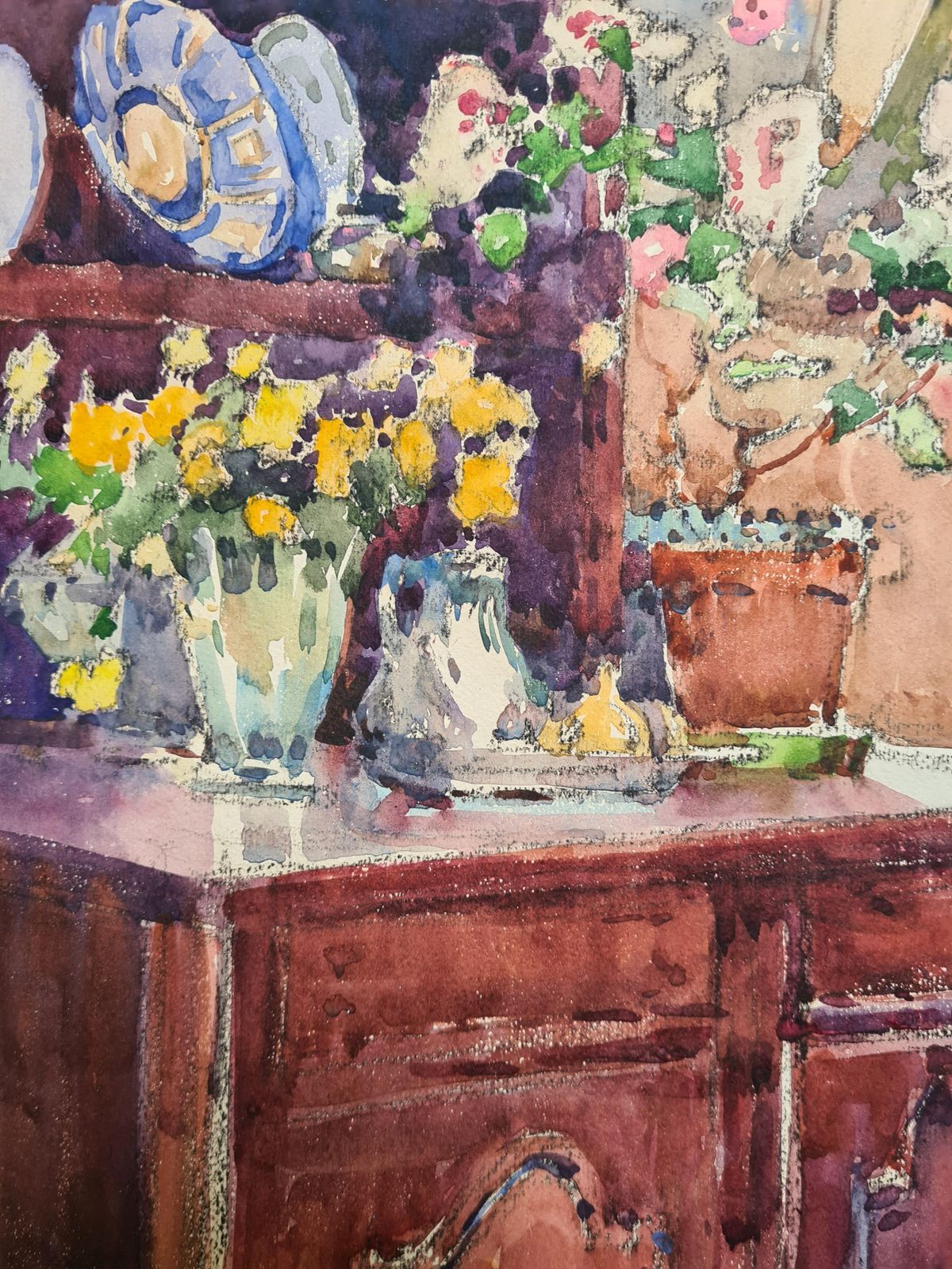 César Auguste Drouot, (Dit Auguste Drouot) Provencale French Interior View, The Chateau photo vinterior