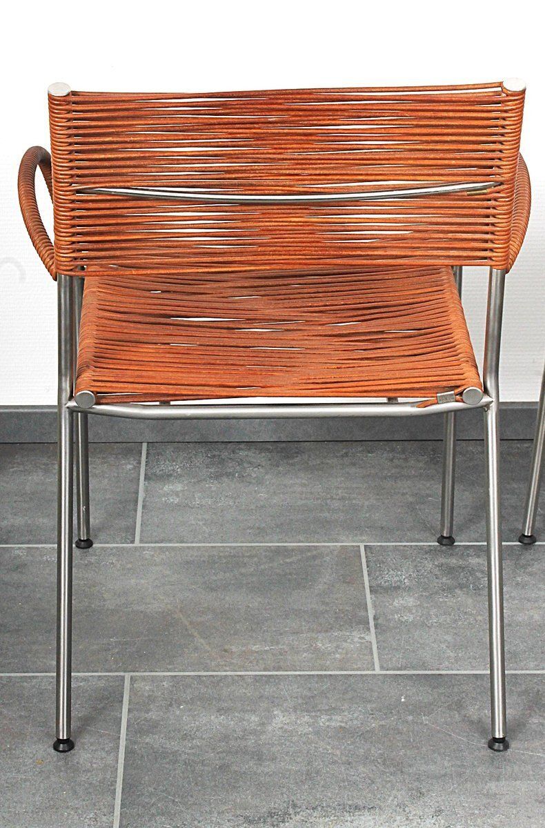 Miss B Chairs By Tito Agnoli For Pierantonio Bonacina, 1980s, Set Of 2 photo vintage